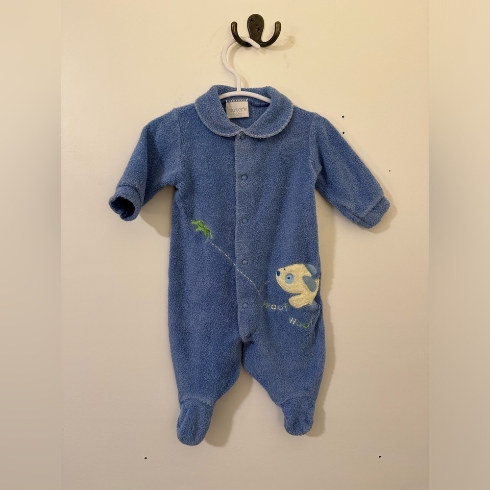 Vintage Carter’s baby Terri cloth sleeper